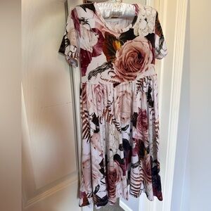EUC🤍Posh Peanut Floral Twirl Dress 4T